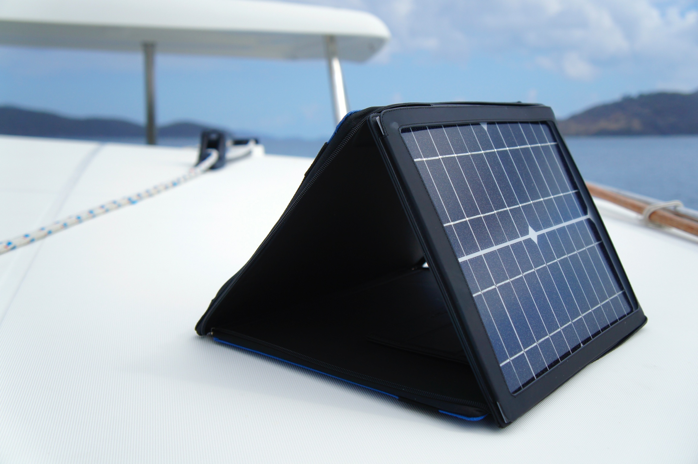 SunVolt charger in use on a boat